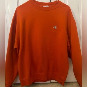 Orange Champion Crewneck